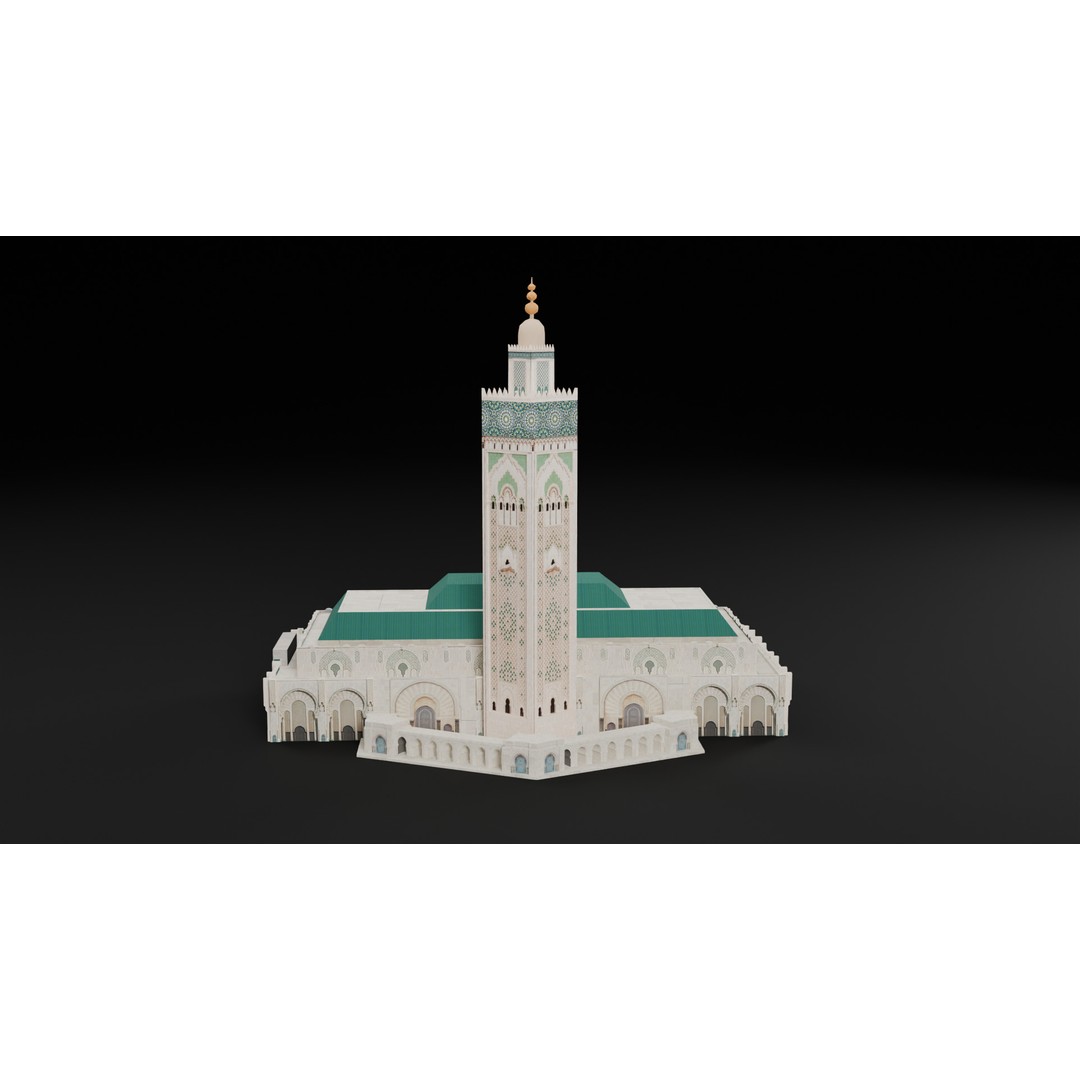 Landmark Architecture Pack 3D Model – Low Poly Game Assets, FBX/OBJ - View 16