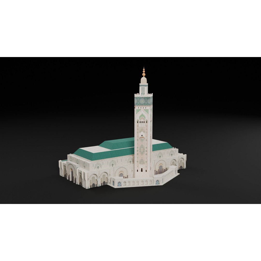 Landmark Architecture Pack 3D Model – Low Poly Game Assets, FBX/OBJ - View 17