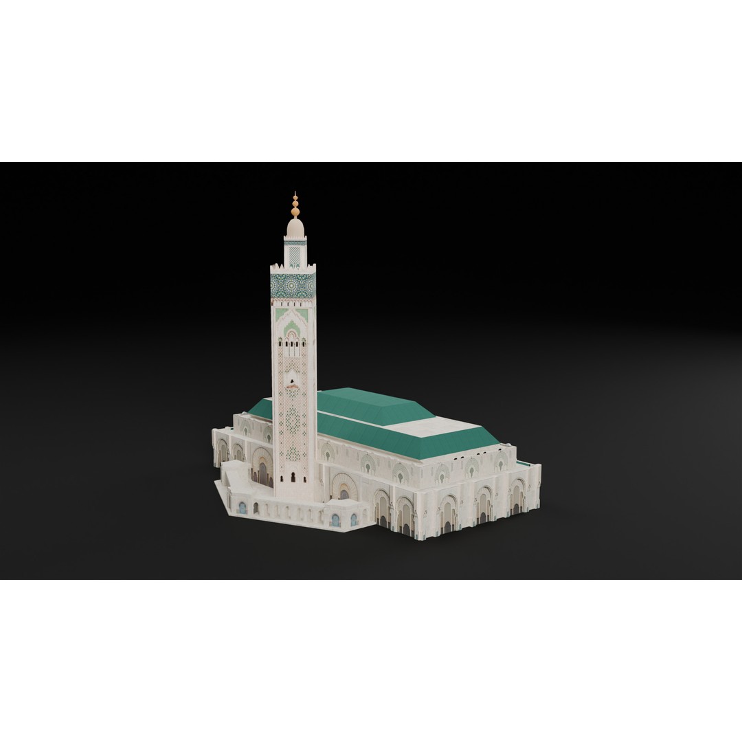 Landmark Architecture Pack 3D Model – Low Poly Game Assets, FBX/OBJ - View 18