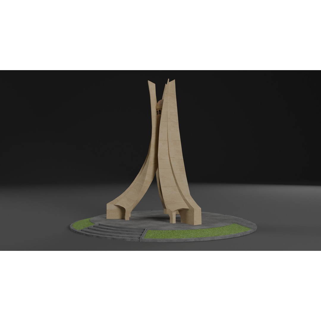 Landmark Architecture Pack 3D Model – Low Poly Game Assets, FBX/OBJ - View 23