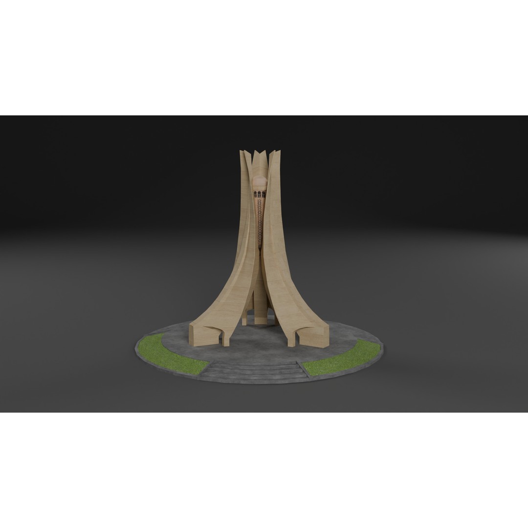 Landmark Architecture Pack 3D Model – Low Poly Game Assets, FBX/OBJ - View 24