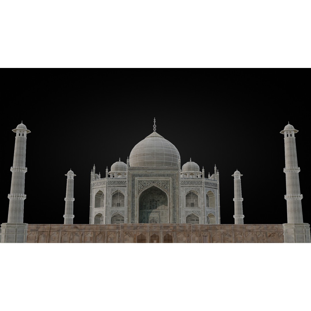 Landmark Architecture Pack 3D Model – Low Poly Game Assets, FBX/OBJ - View 30