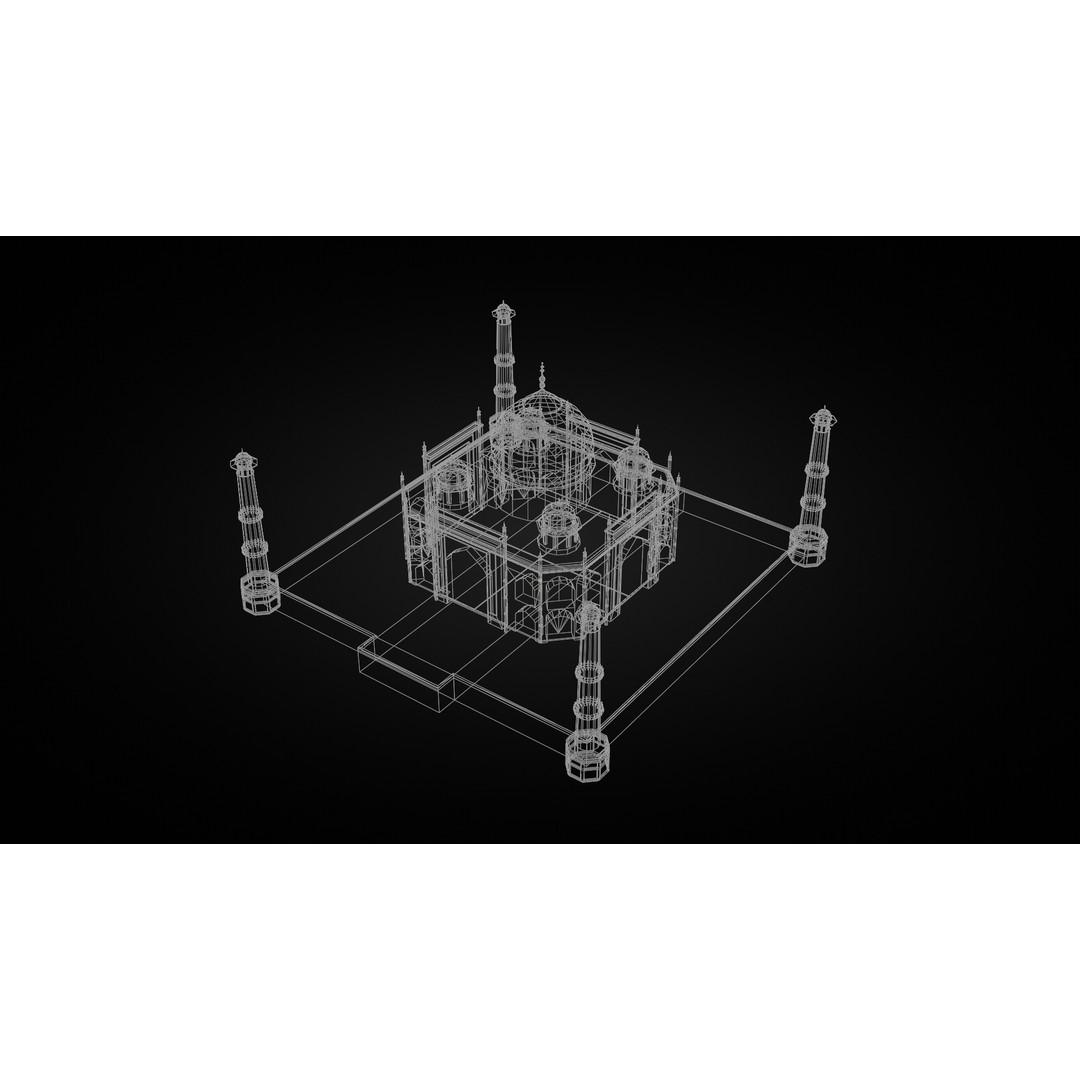 Landmark Architecture Pack 3D Model – Low Poly Game Assets, FBX/OBJ - View 31