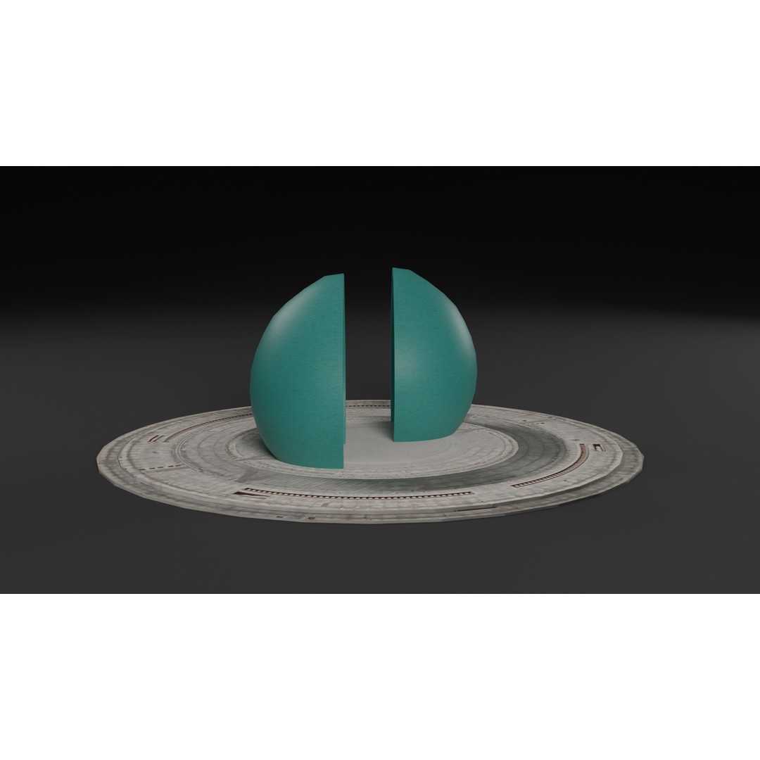Landmark Architecture Pack 3D Model – Low Poly Game Assets, FBX/OBJ - View 6