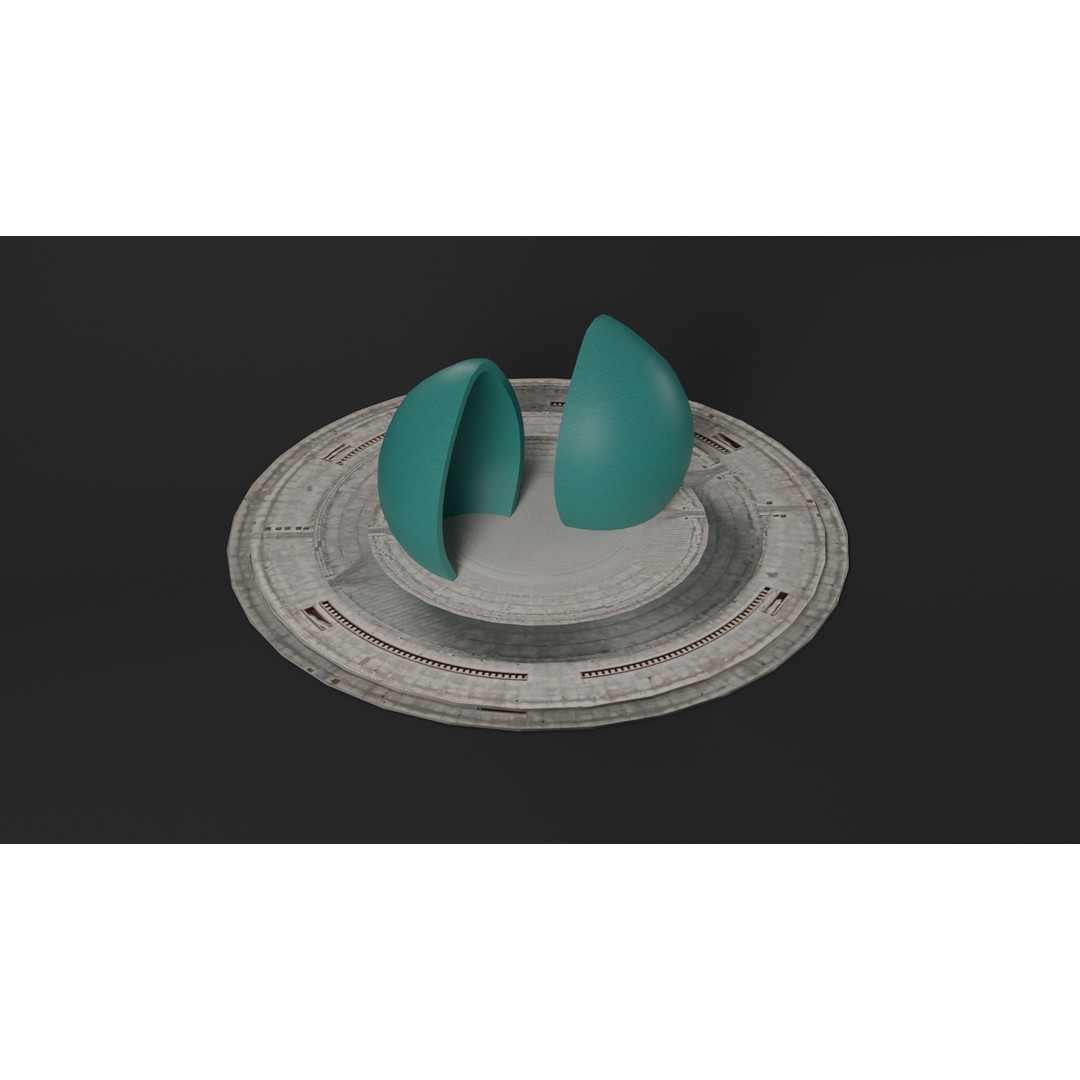 Landmark Architecture Pack 3D Model – Low Poly Game Assets, FBX/OBJ - View 8