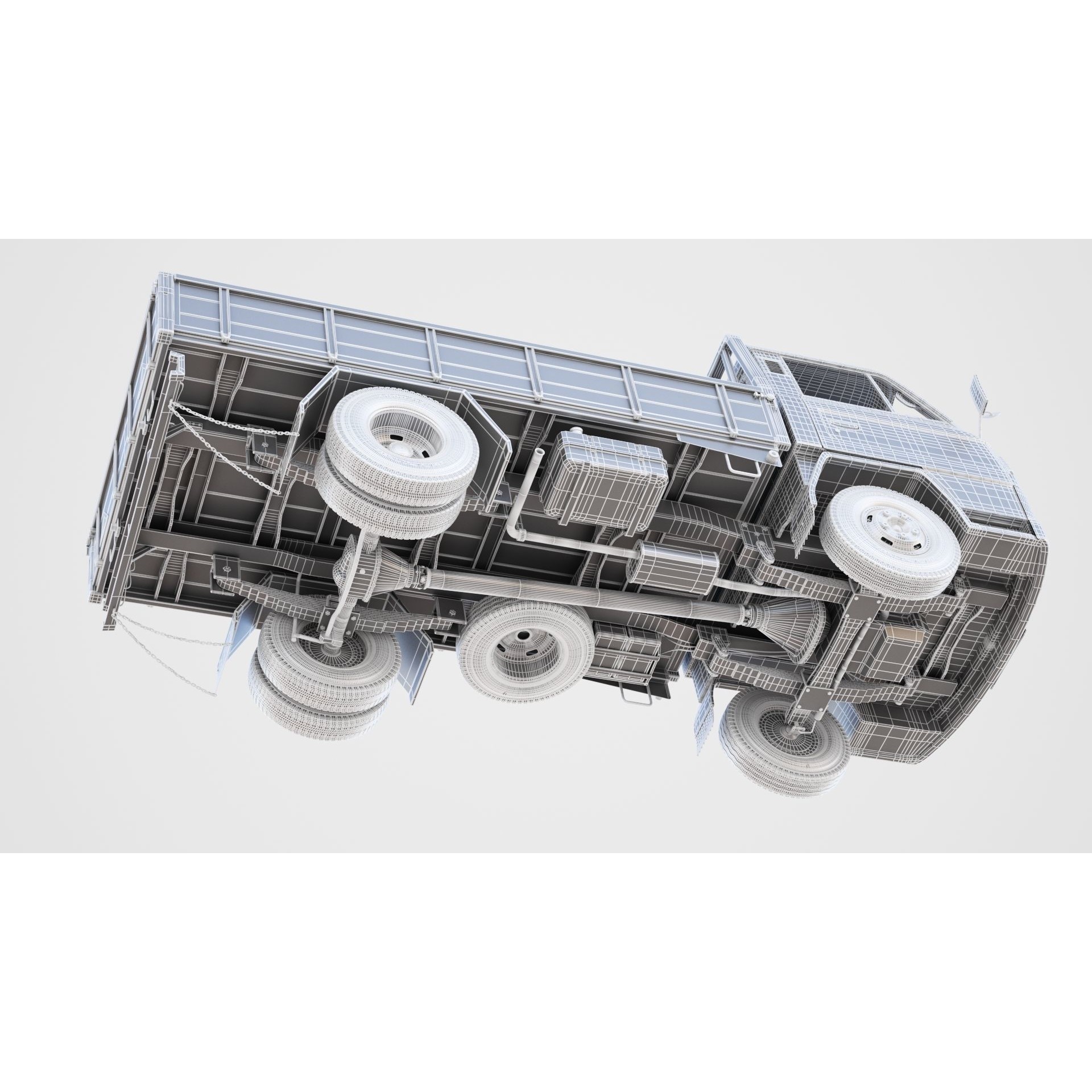 Mitsubishi Fuso Canter mk3 - PBR Game-Ready 3D Model