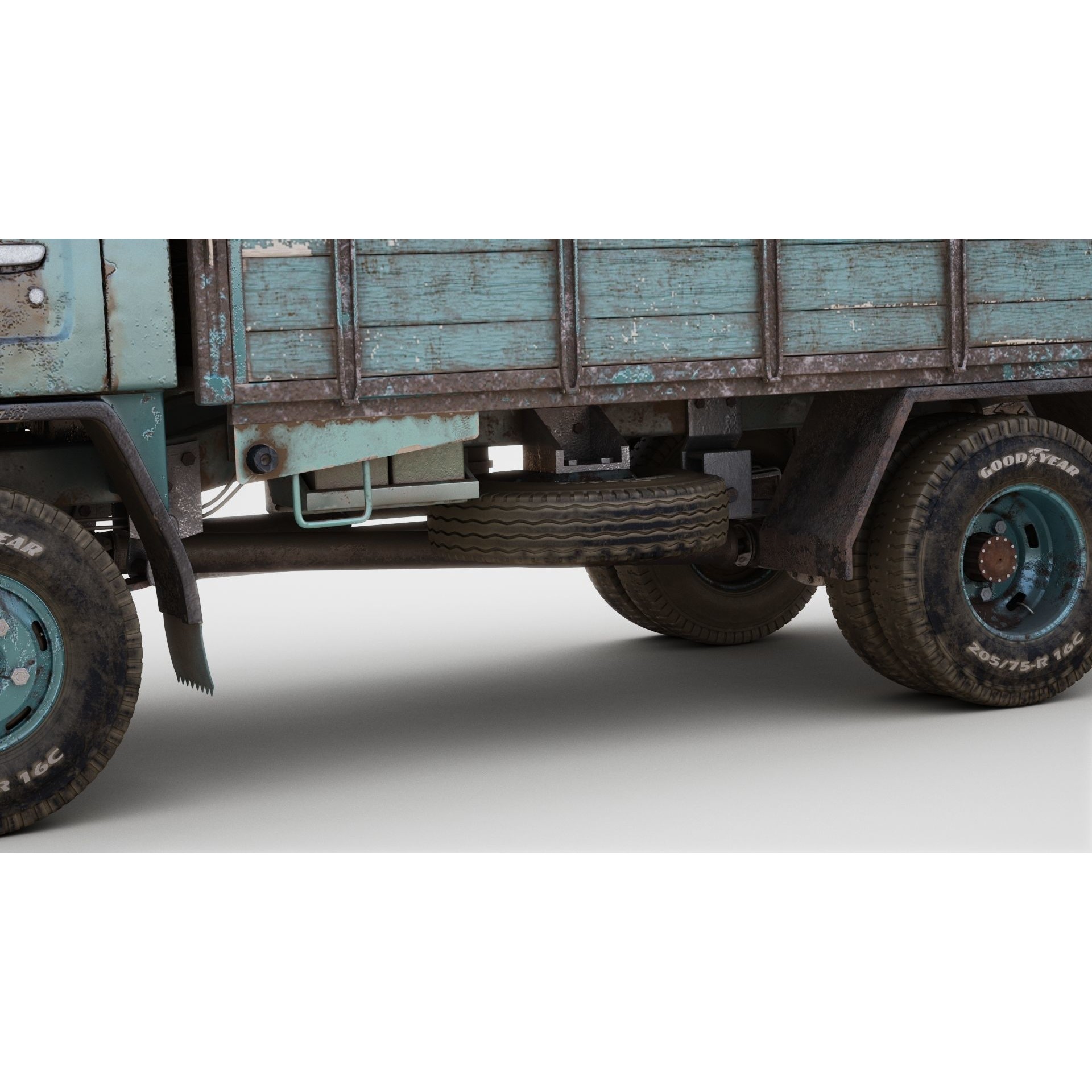 Mitsubishi Fuso Canter mk3 - PBR Game-Ready 3D Model - View 14
