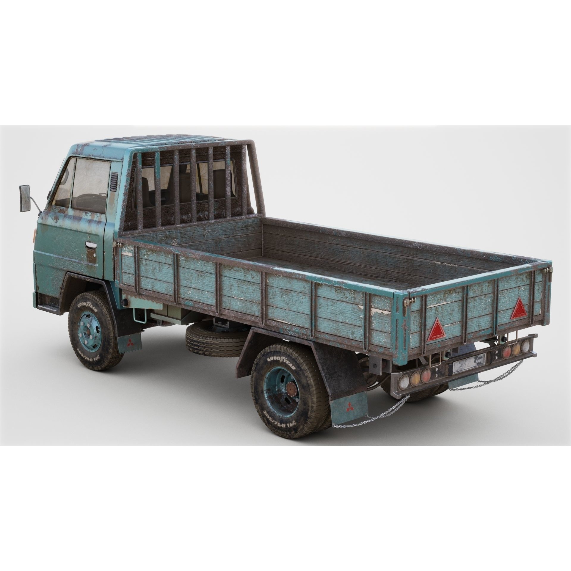 Mitsubishi Fuso Canter mk3 - PBR Game-Ready 3D Model - View 5