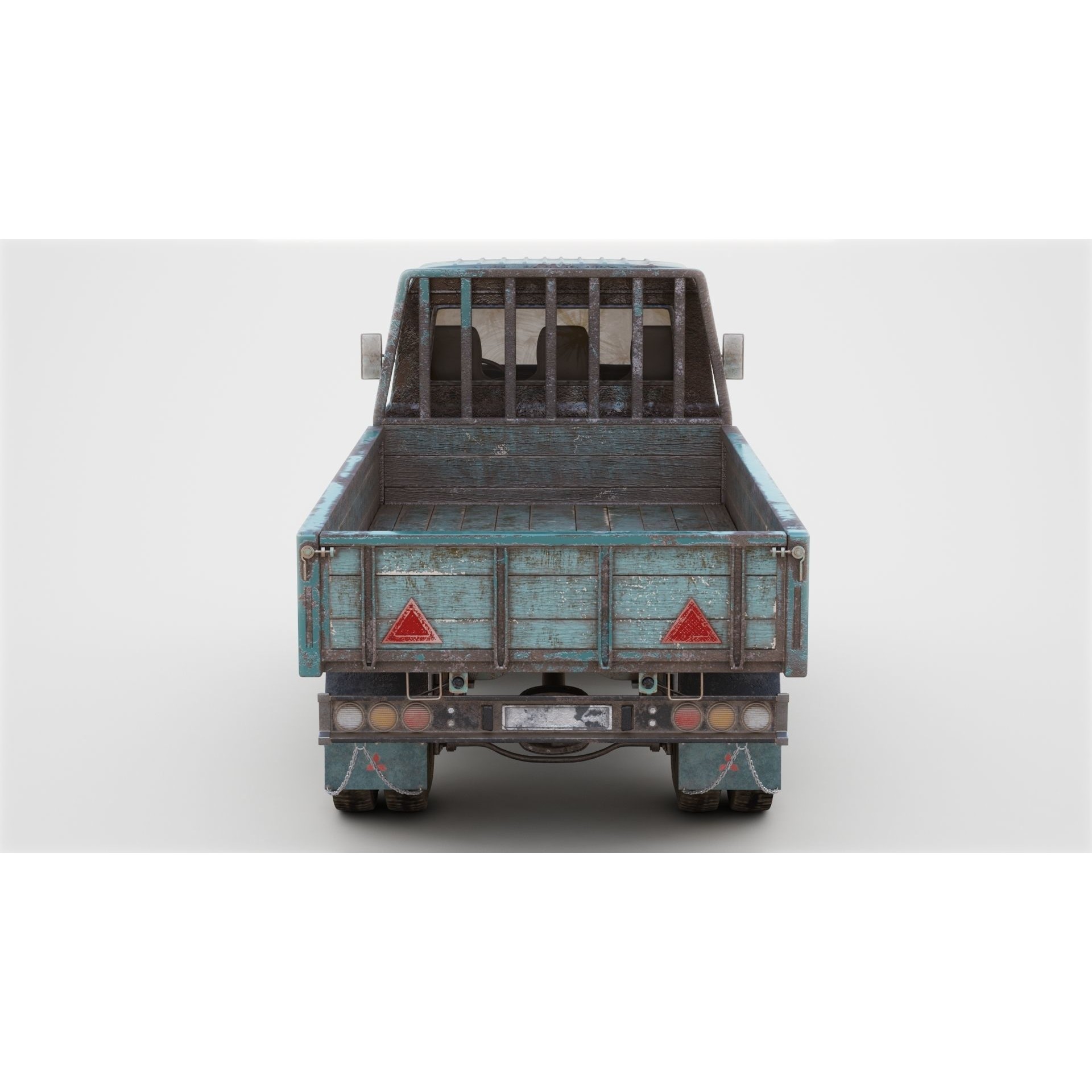 Mitsubishi Fuso Canter mk3 - PBR Game-Ready 3D Model - View 6