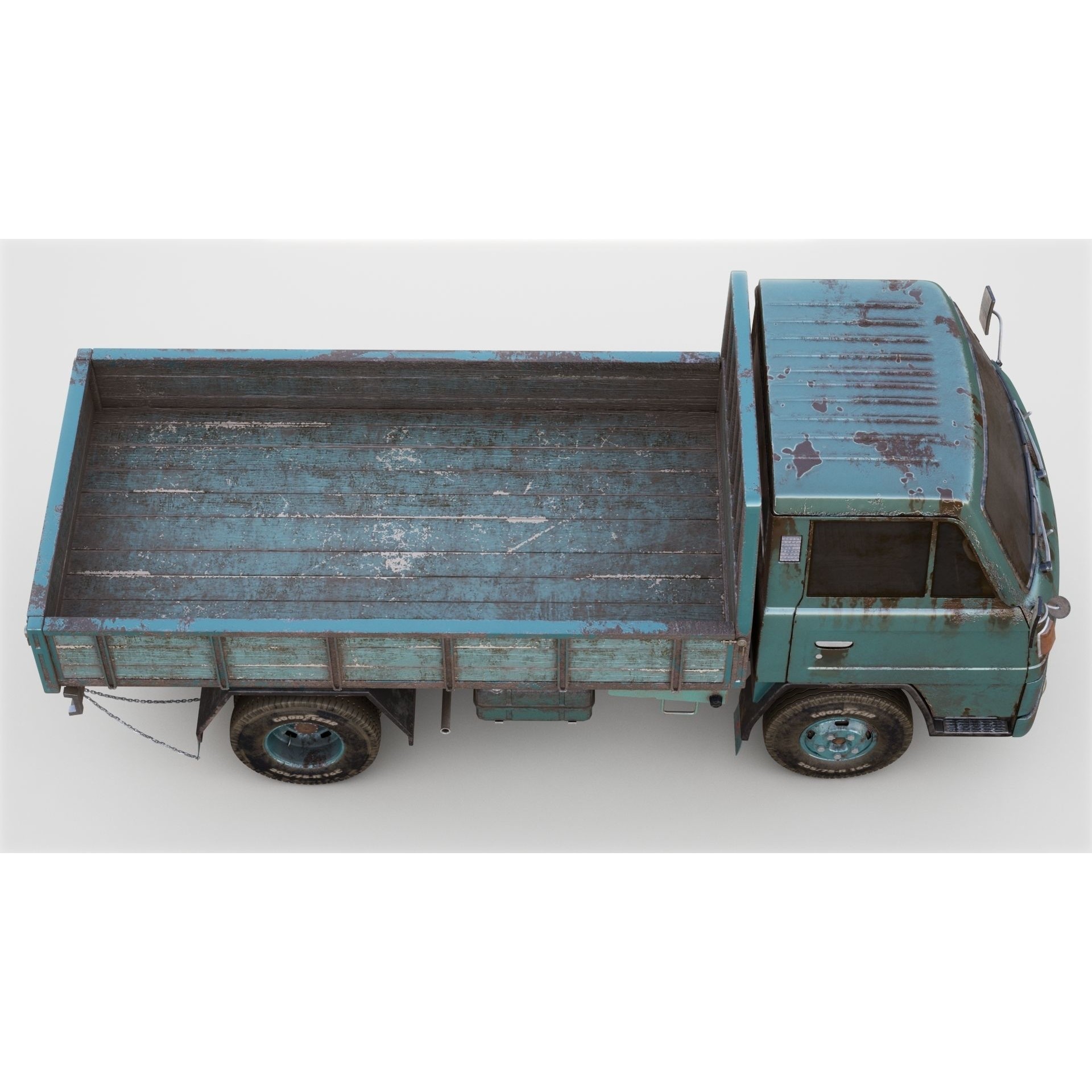 Mitsubishi Fuso Canter mk3 - PBR Game-Ready 3D Model - View 8