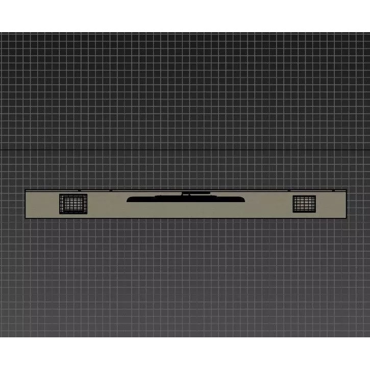 Modern TV Wall 3D Model – Contemporary Design, FBX & OBJ Formats - View 12