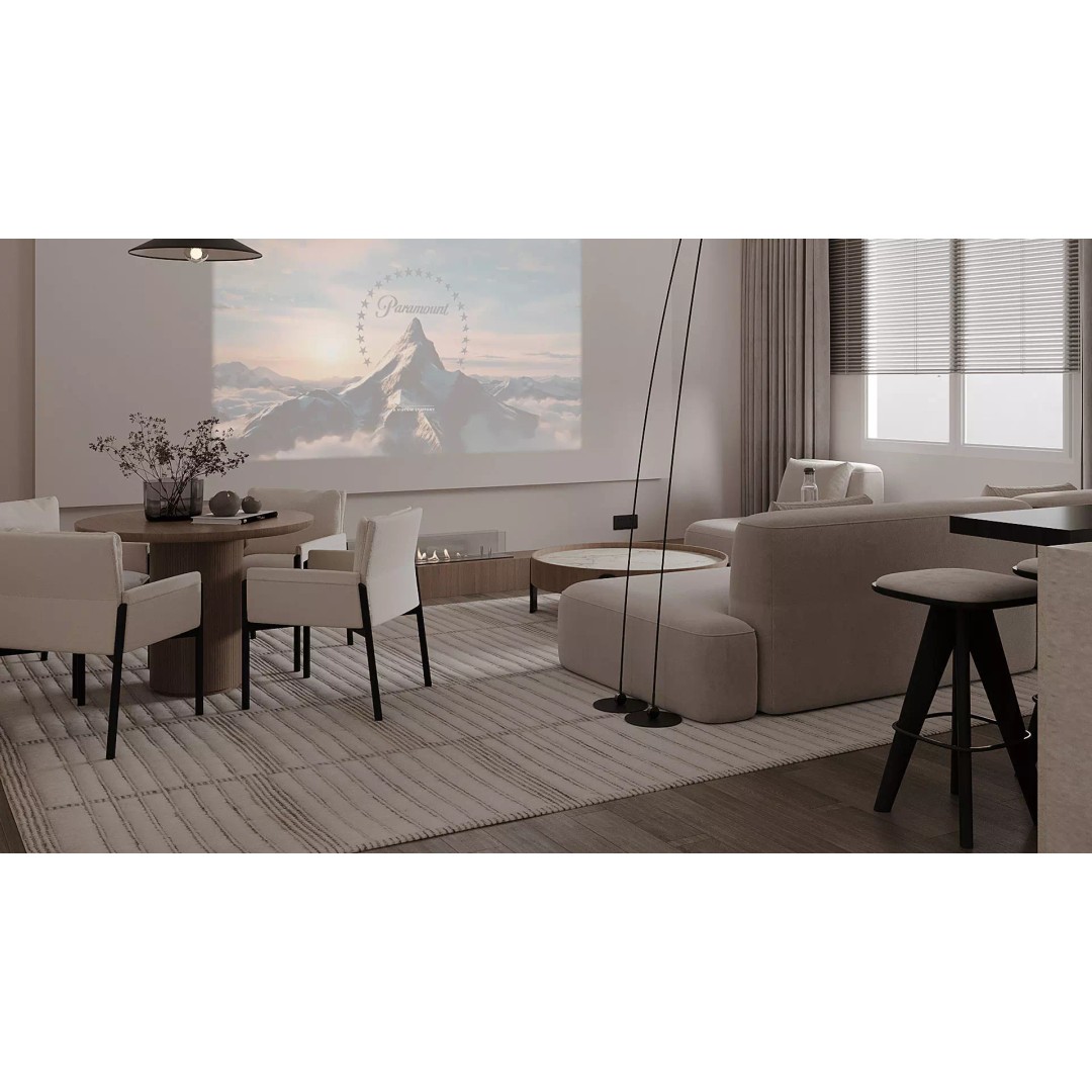 Modern Living Room and Hall 3D Model – Contemporary Interior Design, FBX - View 13