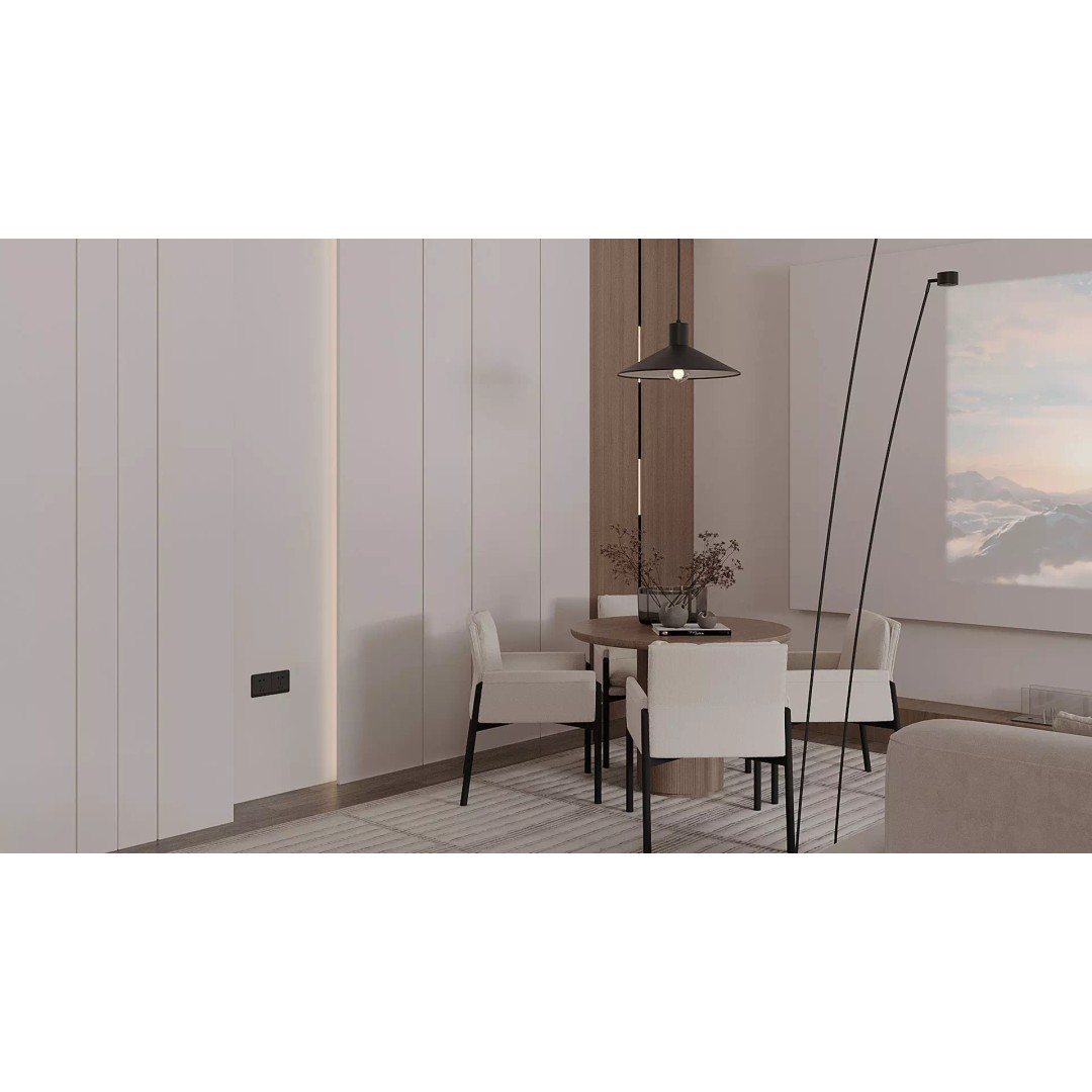 Modern Living Room and Hall 3D Model – Contemporary Interior Design, FBX - View 9