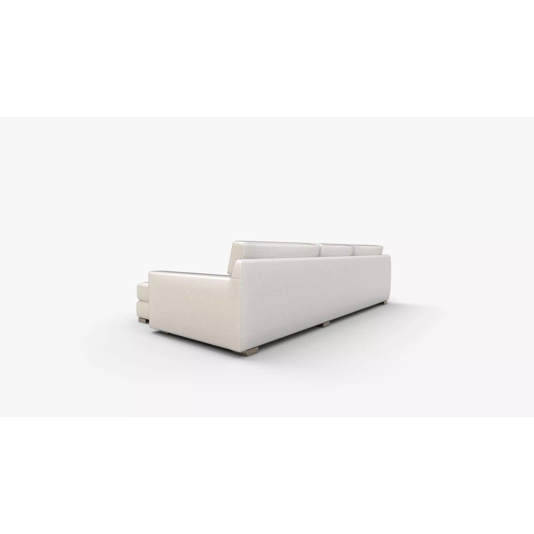 Axis 2 Piece Right Arm Double Chaise Sectional Sofa 3D Model – PBR Textures, Blender, FBX - View 6