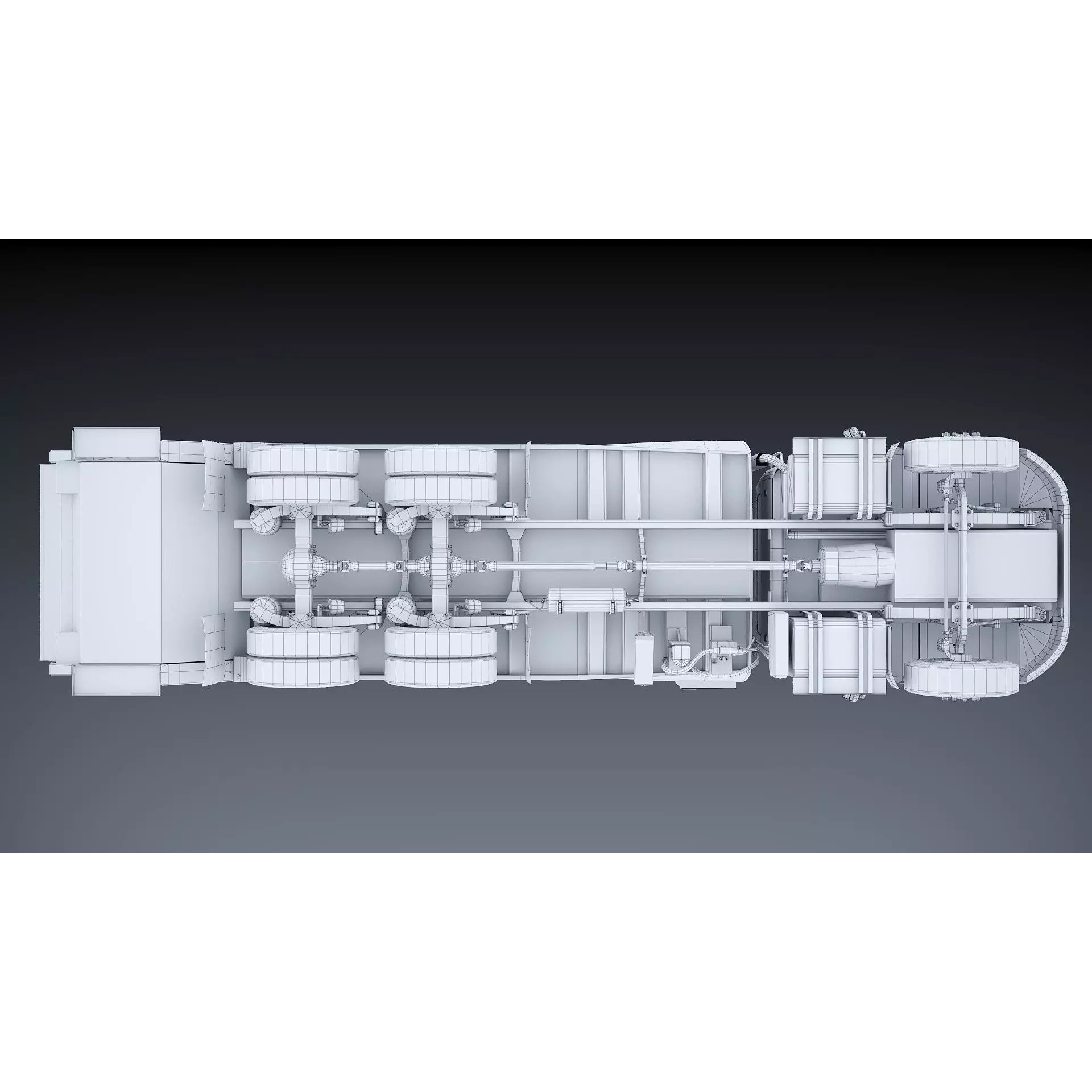 Freightliner M2 106 Garbage Truck - Low-Poly Game-Ready 3D Model - View 41