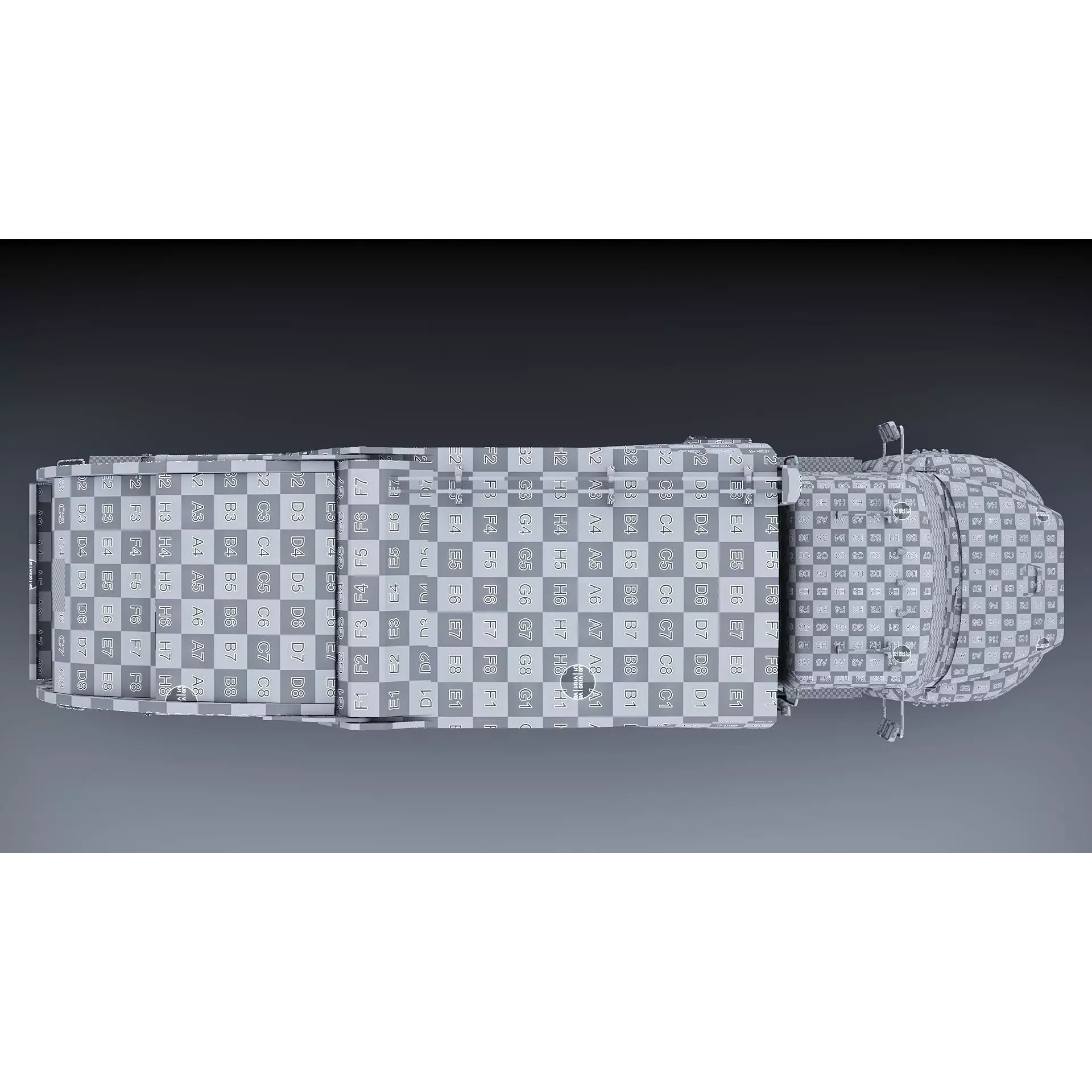 Freightliner M2 106 Garbage Truck - Low-Poly Game-Ready 3D Model - View 45