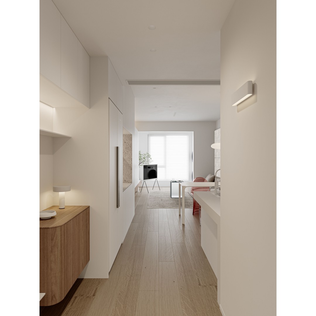 Cozy Living Room 3D Model – Textured Interior Scene for Archviz - View 5