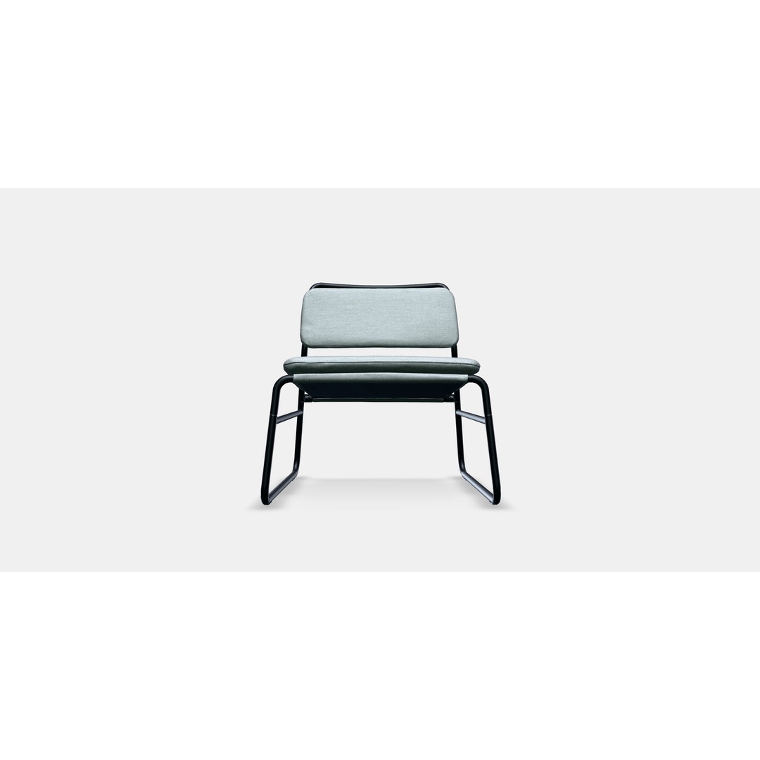 LINNEBACK Easy Chair 2 3D Model – Modern Armchair with PBR Textures - View 10