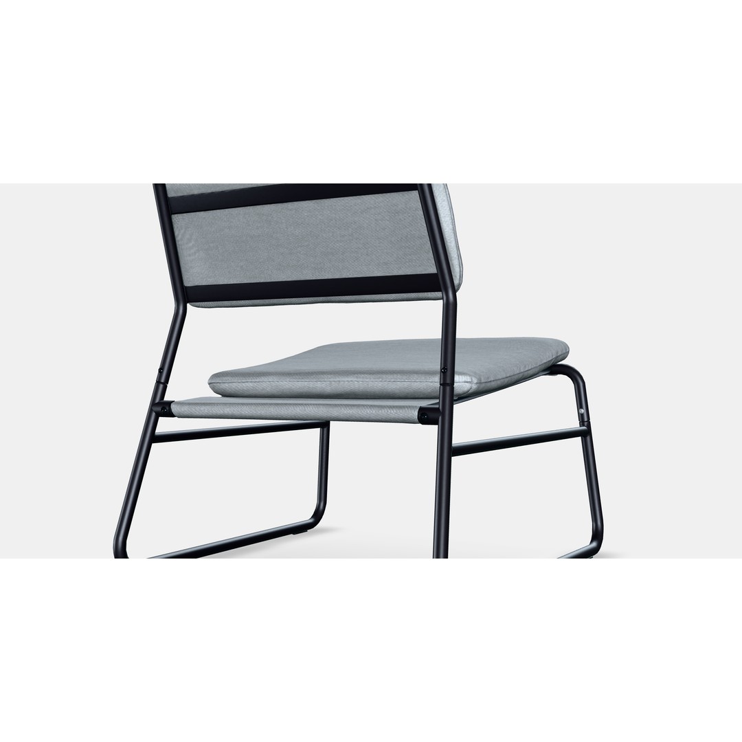 LINNEBACK Easy Chair 2 3D Model – Modern Armchair with PBR Textures - View 11