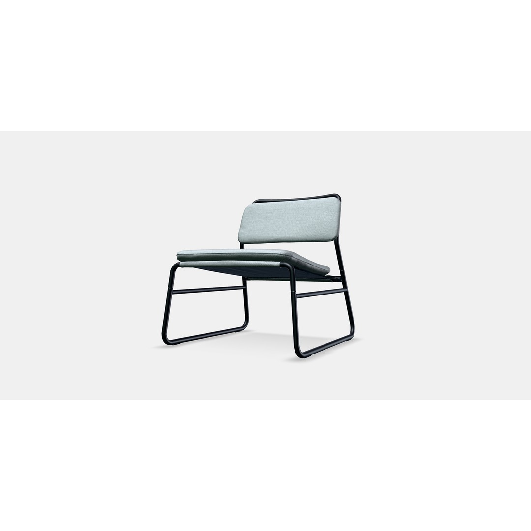 LINNEBACK Easy Chair 2 3D Model – Modern Armchair with PBR Textures - View 13