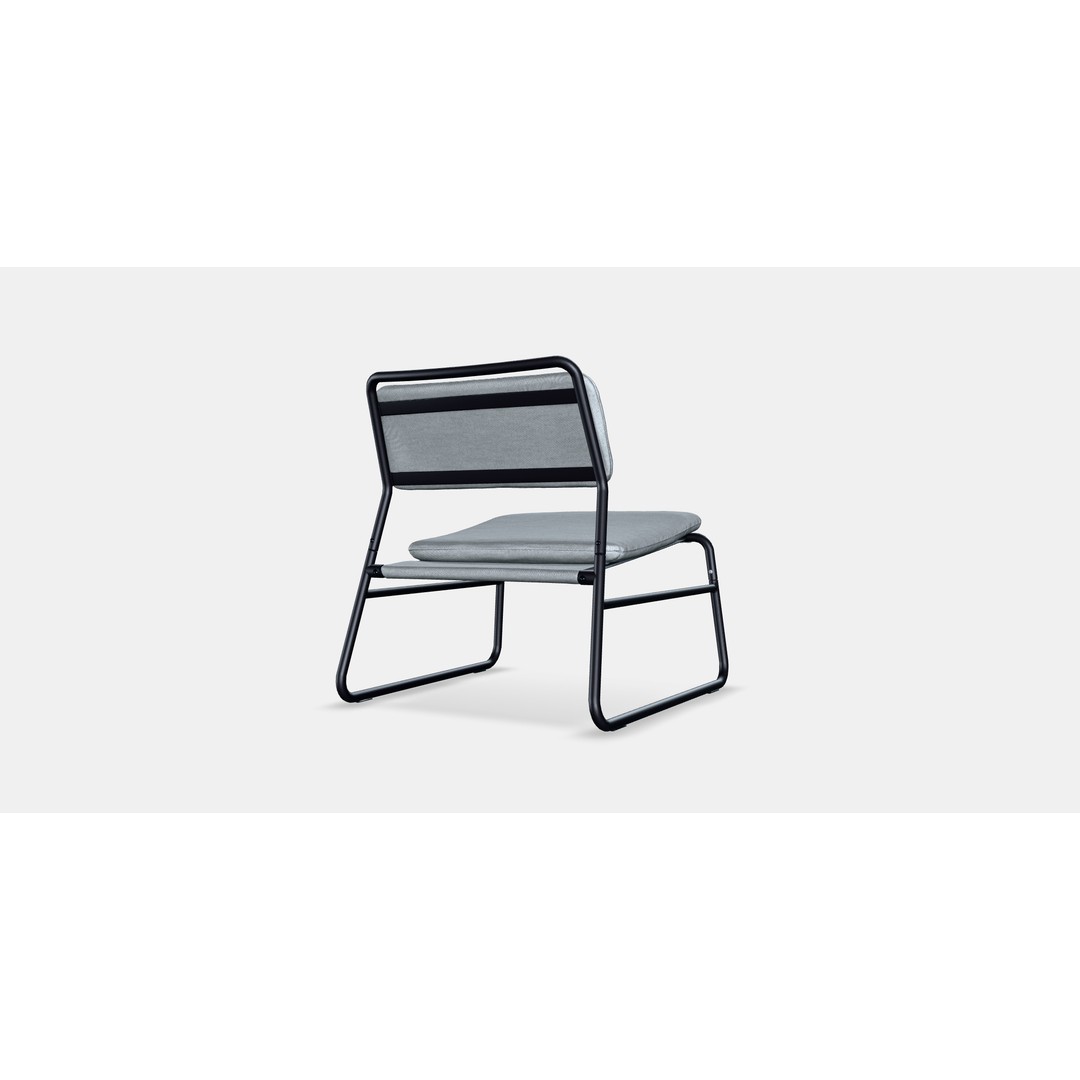 LINNEBACK Easy Chair 2 3D Model – Modern Armchair with PBR Textures - View 4