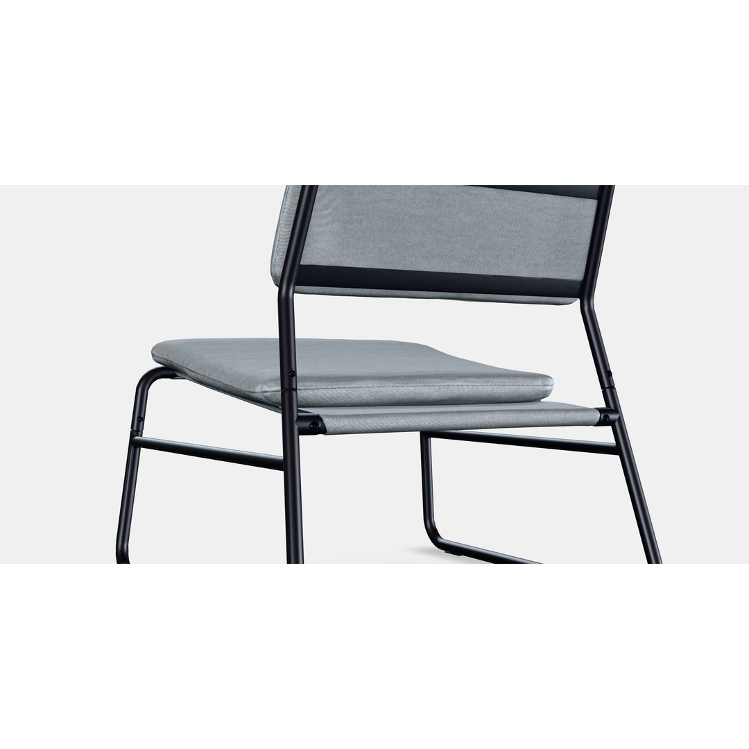 LINNEBACK Easy Chair 2 3D Model – Modern Armchair with PBR Textures - View 5