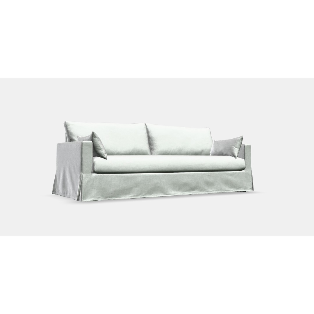 HYLTARP 3D Model – Elegant Sofa Cover with PBR Textures - View 8