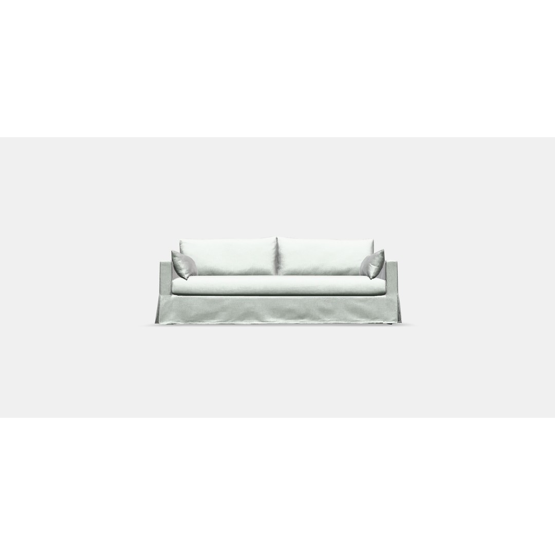 HYLTARP 3D Model – Elegant Sofa Cover with PBR Textures - View 9