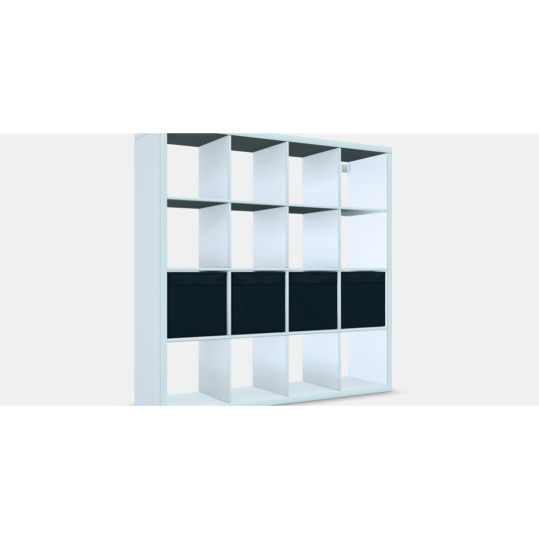 KALLAX Shelving Unit 3D Model – Modern Storage Organizer, FBX - View 10