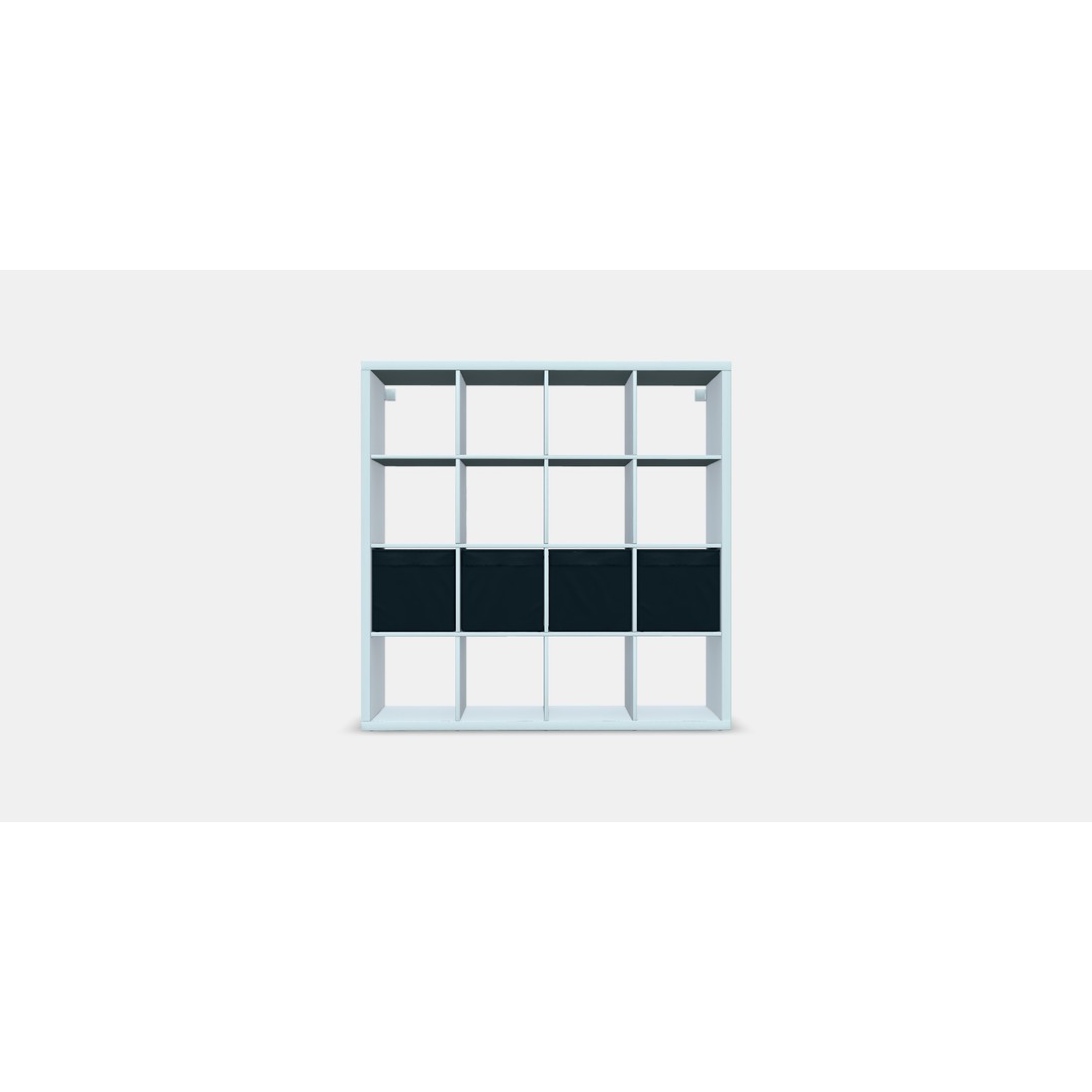 KALLAX Shelving Unit 3D Model – Modern Storage Organizer, FBX - View 11