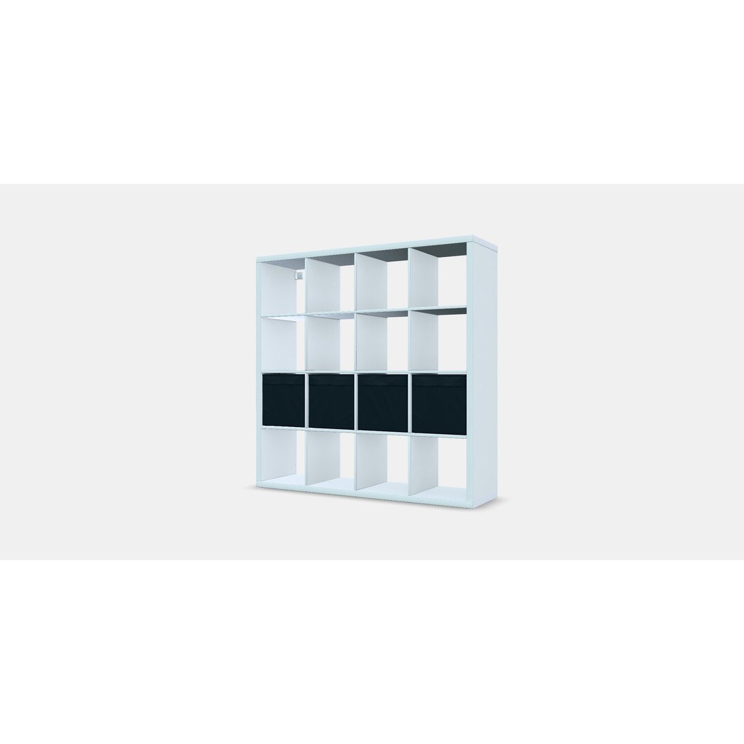 KALLAX Shelving Unit 3D Model – Modern Storage Organizer, FBX - View 13