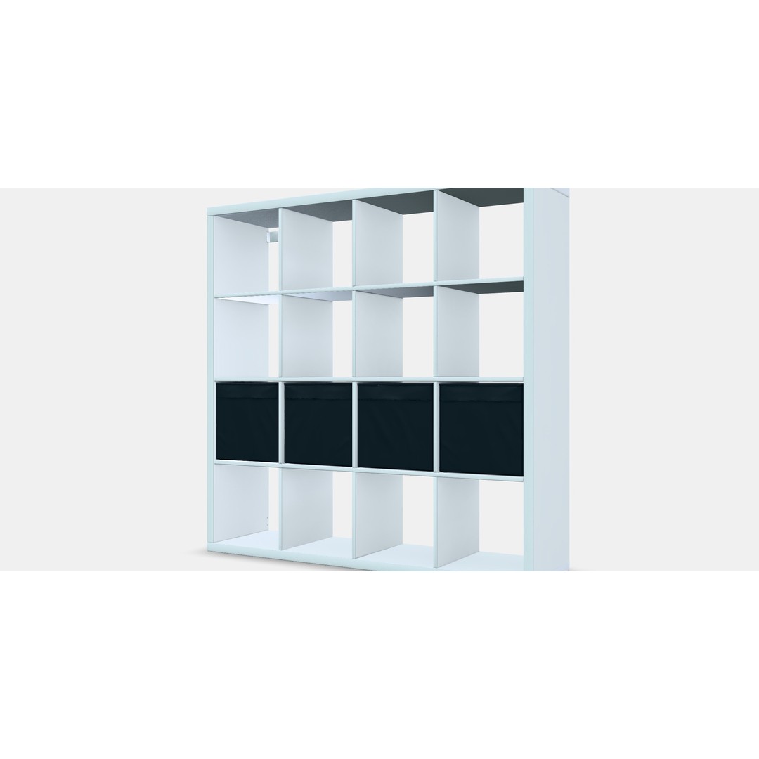 KALLAX Shelving Unit 3D Model – Modern Storage Organizer, FBX - View 14