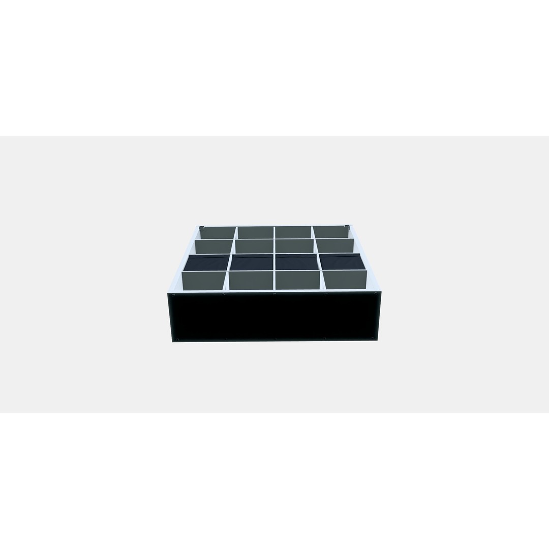 KALLAX Shelving Unit 3D Model – Modern Storage Organizer, FBX - View 8