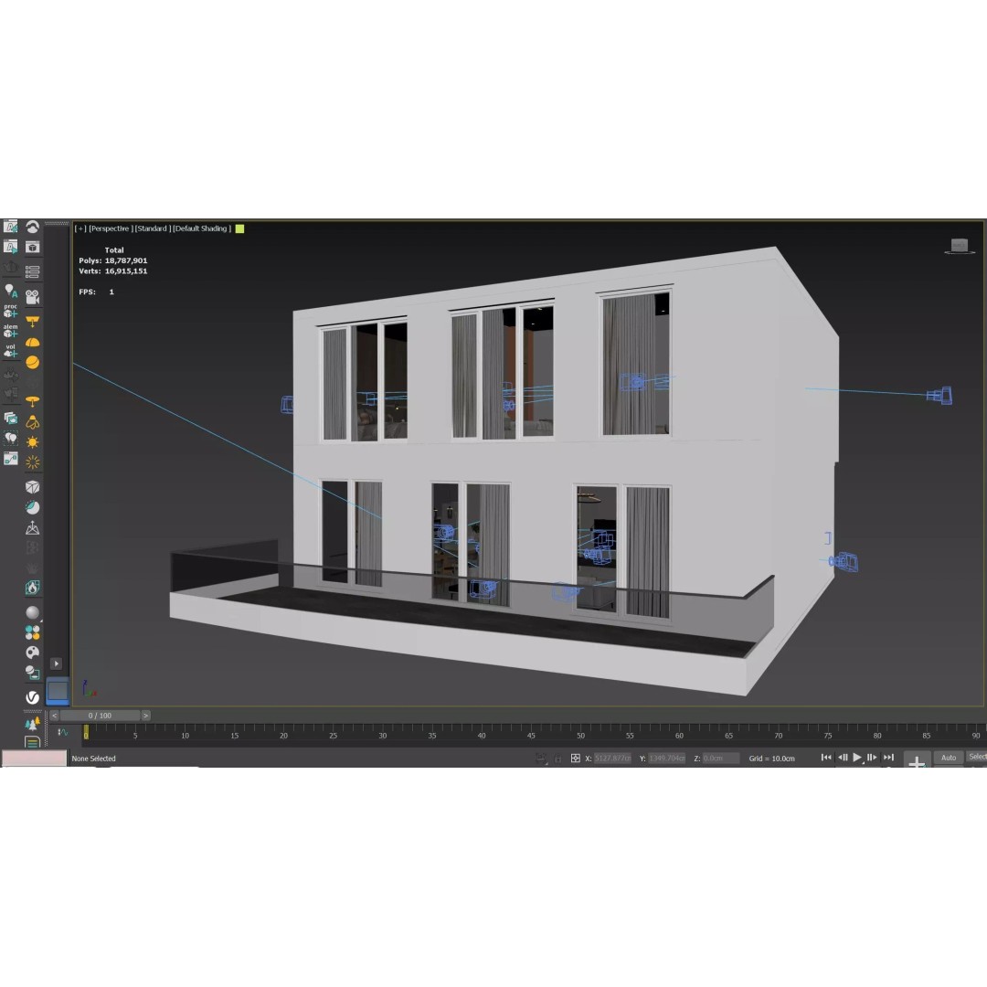 Luxury Duplex Apartment 3D Model – Modern Interior, 3ds Max - View 29