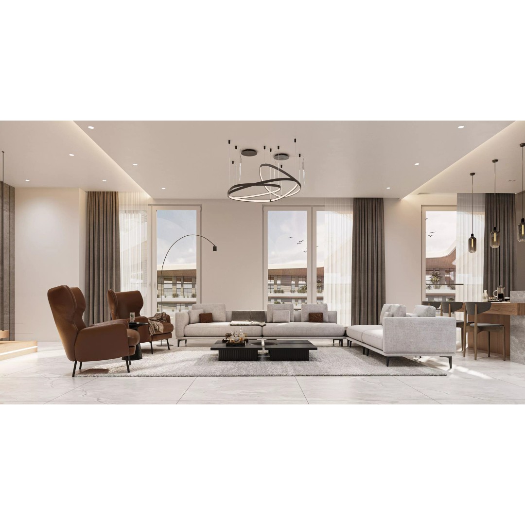 Luxury Duplex Apartment 3D Model – Modern Interior, 3ds Max - View 3