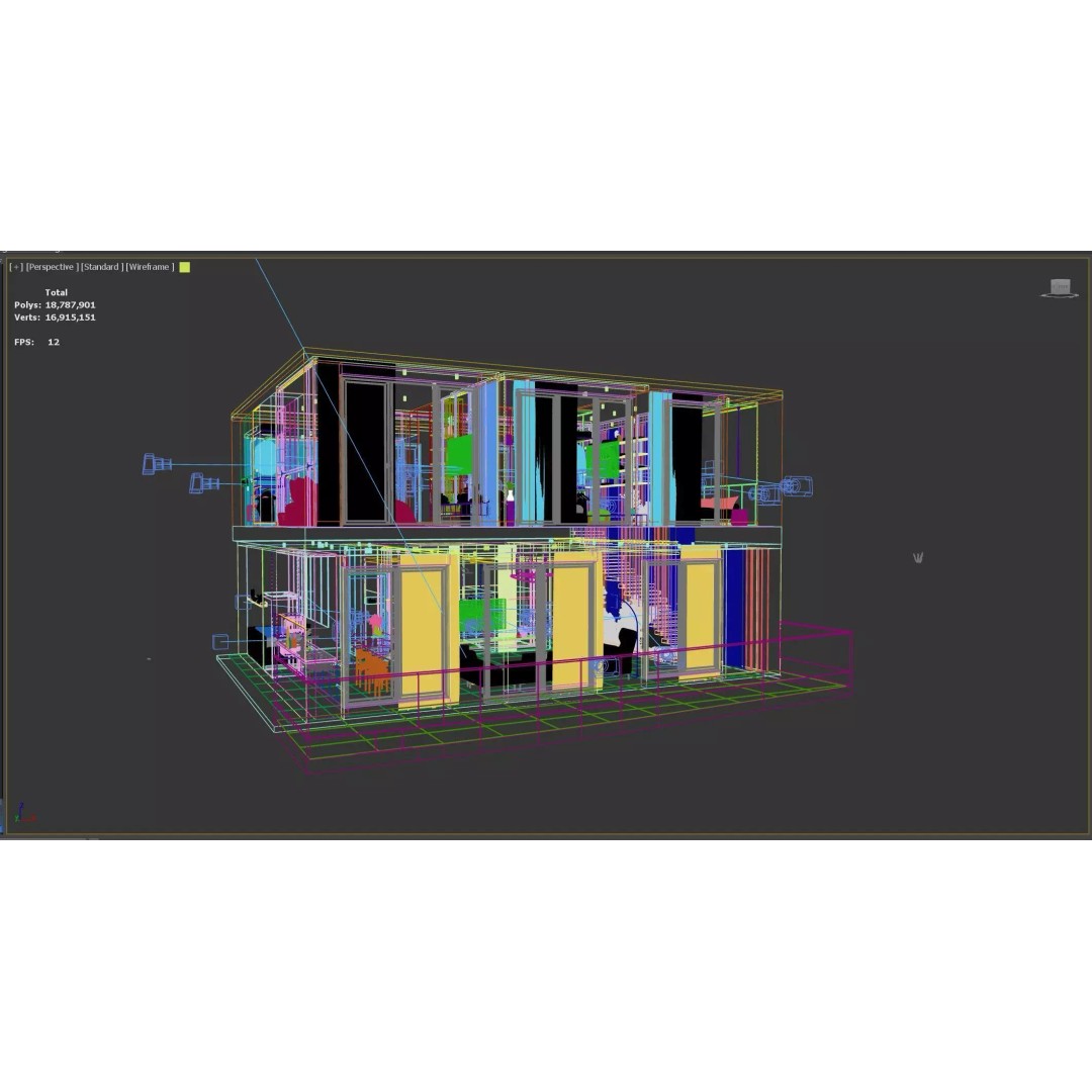 Luxury Duplex Apartment 3D Model – Modern Interior, 3ds Max - View 30