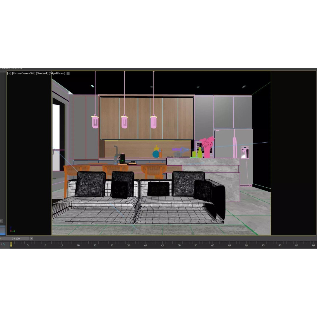 Luxury Duplex Apartment 3D Model – Modern Interior, 3ds Max - View 32