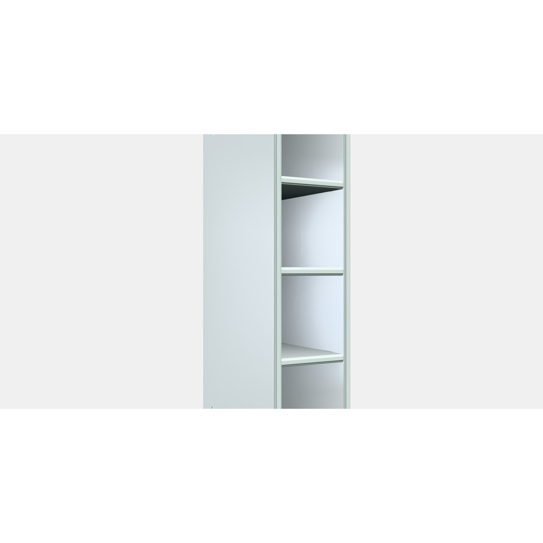 TORNVIKEN Open Cabinet 3D Model – Modern Storage Asset, FBX - View 10