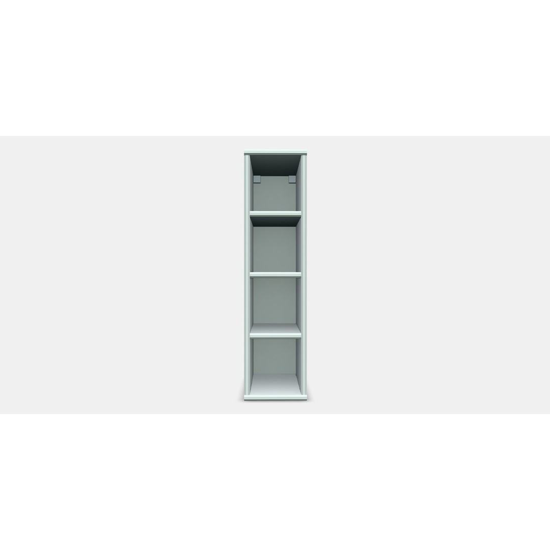 TORNVIKEN Open Cabinet 3D Model – Modern Storage Asset, FBX - View 11