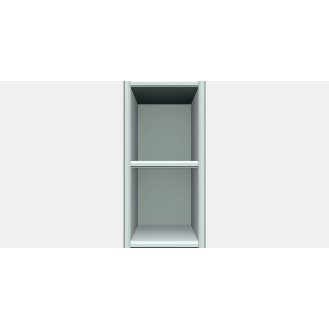 TORNVIKEN Open Cabinet 3D Model – Modern Storage Asset, FBX - View 12