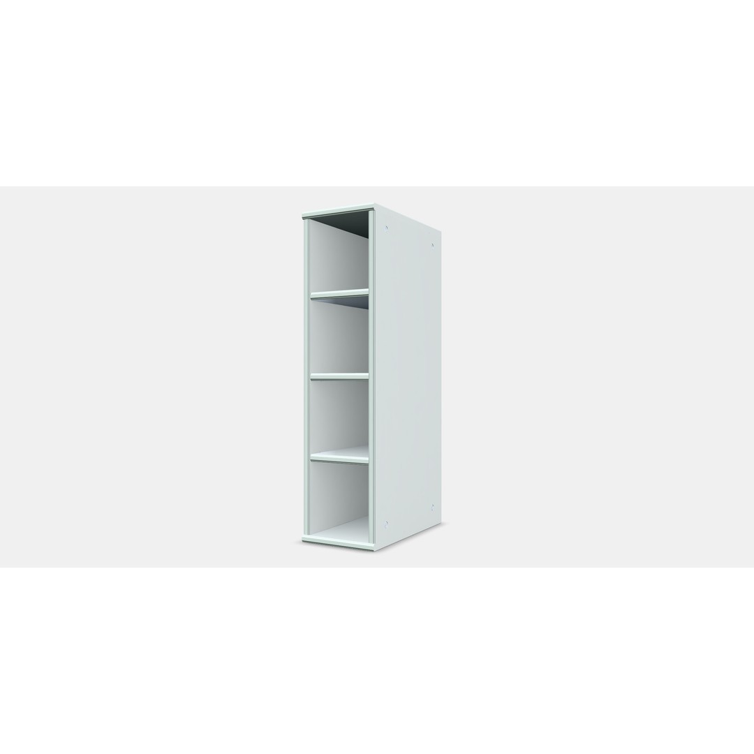 TORNVIKEN Open Cabinet 3D Model – Modern Storage Asset, FBX - View 13