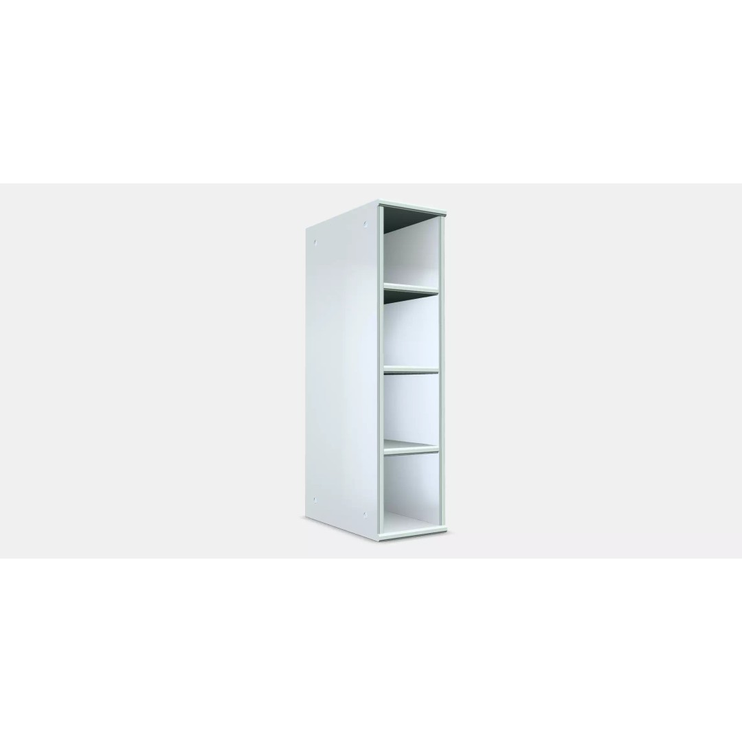 TORNVIKEN Open Cabinet 3D Model – Modern Storage Asset, FBX - View 2
