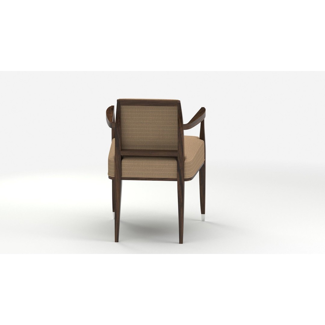 Chair 196 3D Model – Classic Wooden Design, PBR Textures, FBX - View 10
