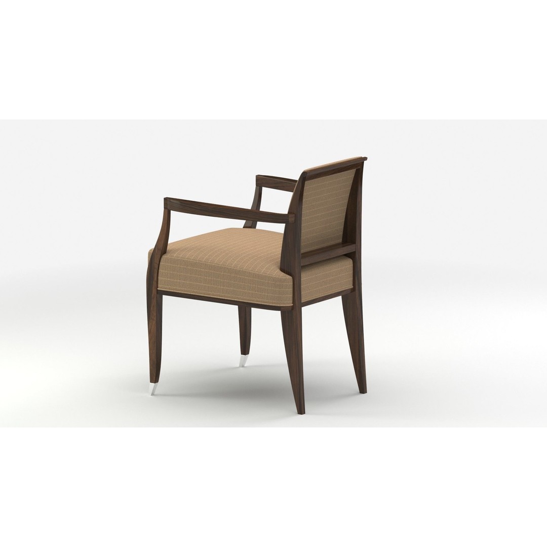 Chair 196 3D Model – Classic Wooden Design, PBR Textures, FBX - View 12