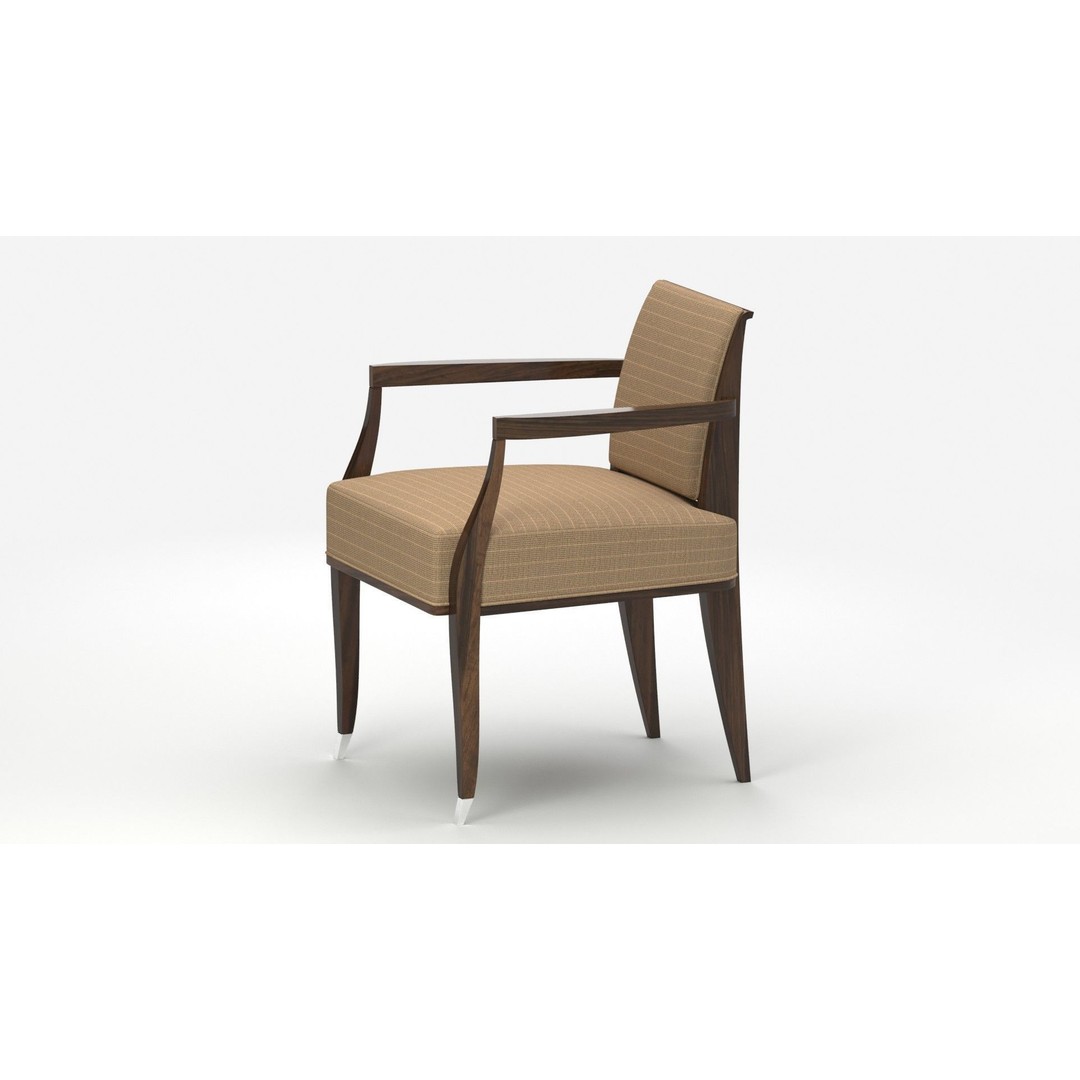 Chair 196 3D Model – Classic Wooden Design, PBR Textures, FBX - View 14