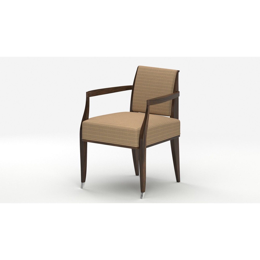 Chair 196 3D Model – Classic Wooden Design, PBR Textures, FBX - View 15