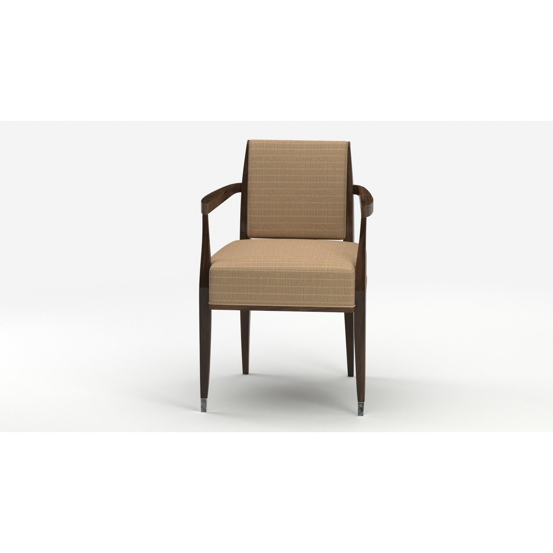 Chair 196 3D Model – Classic Wooden Design, PBR Textures, FBX - View 16