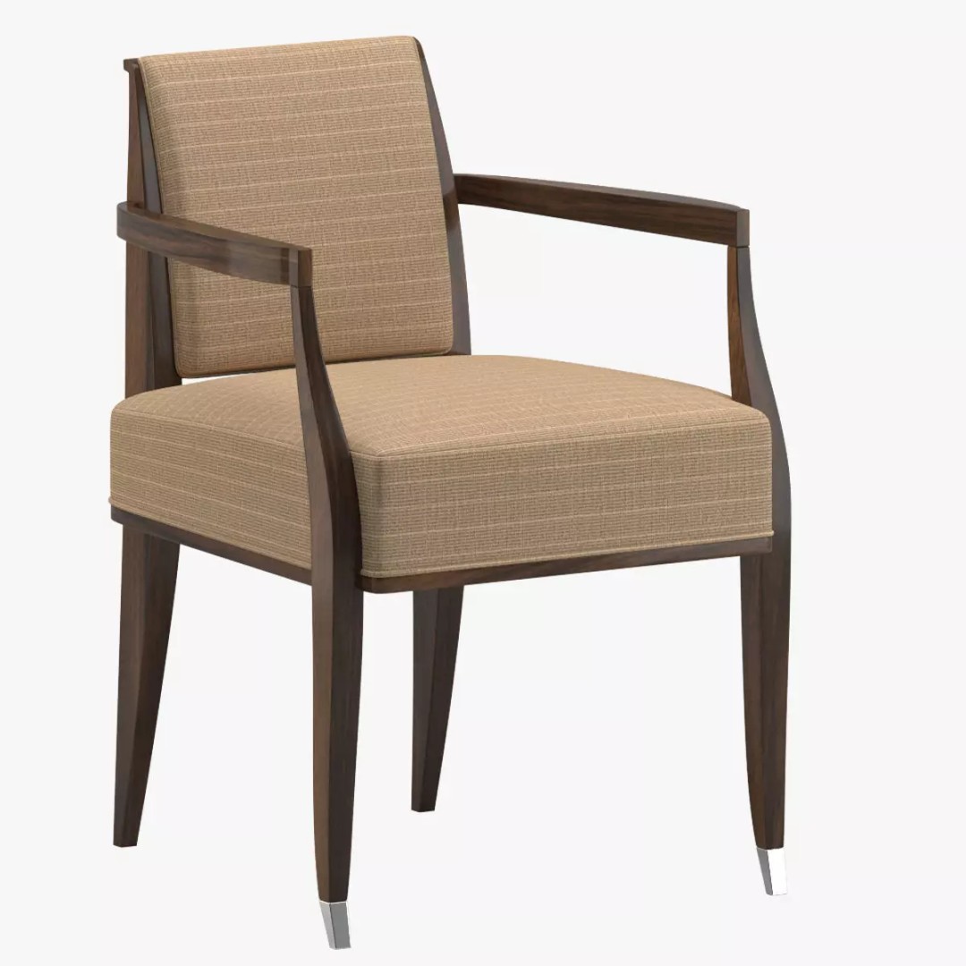 Chair 196 3D Model – Classic Wooden Design, PBR Textures, FBX - View 2