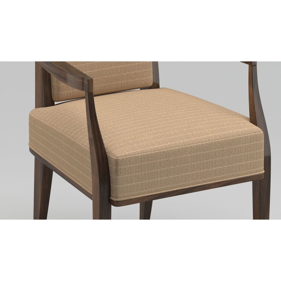 Chair 196 3D Model – Classic Wooden Design, PBR Textures, FBX - View 3