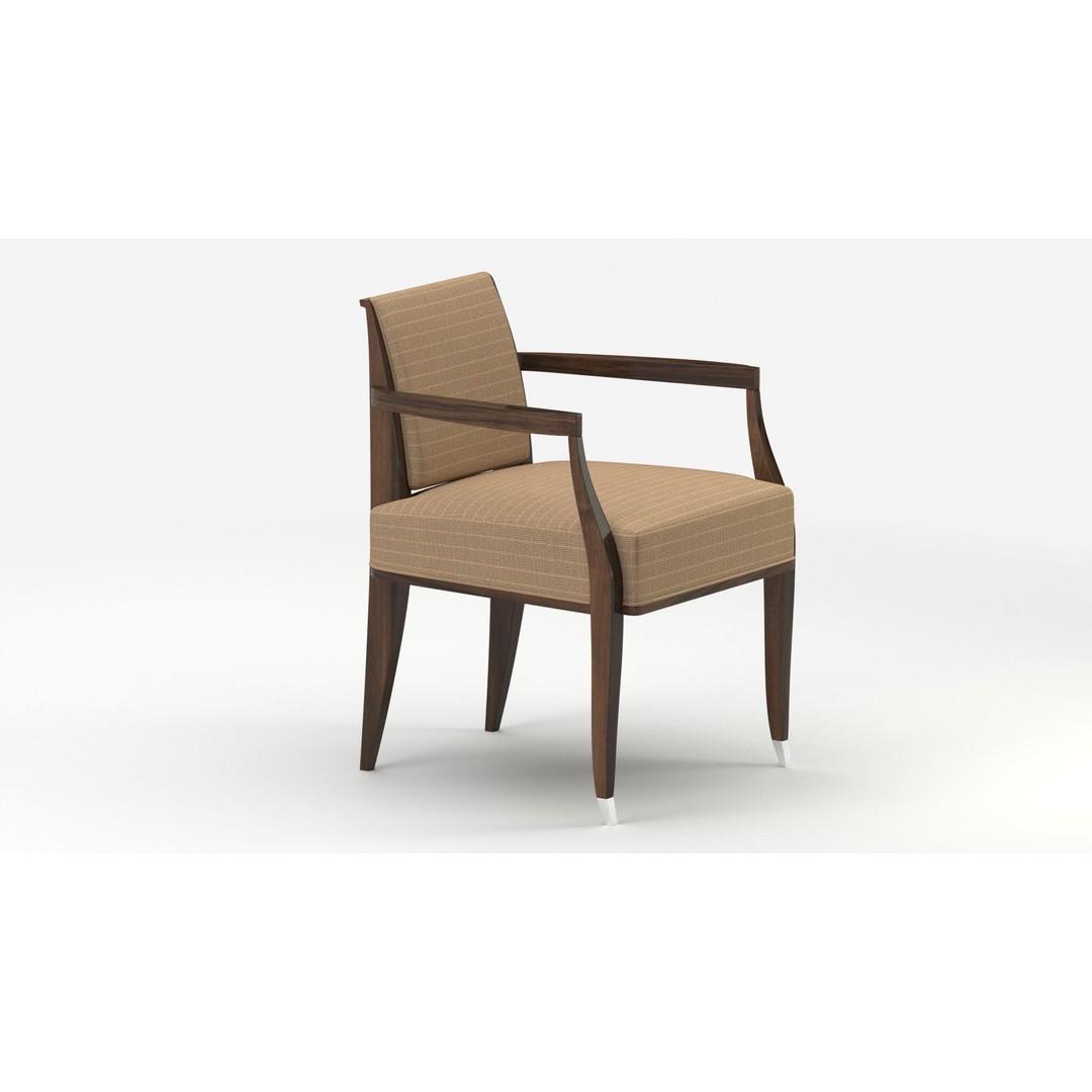Chair 196 3D Model – Classic Wooden Design, PBR Textures, FBX - View 6